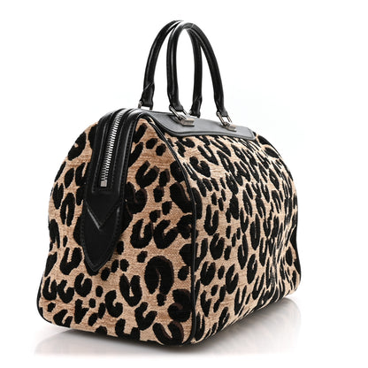 Louis Vuitton Jacquard Velvet Leopard Print Stephen Sprouse Speedy 3 of 10