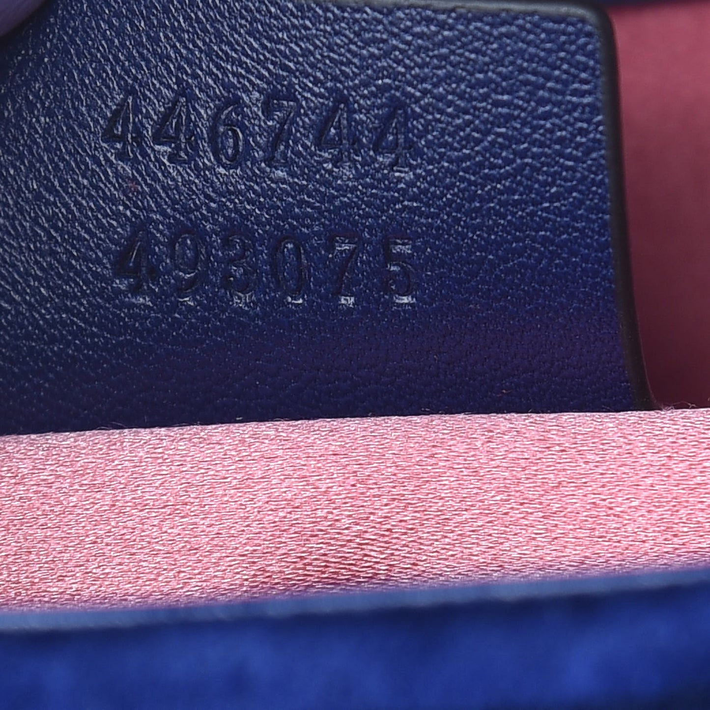 Velvet Matelasse Mini GG Marmont Shoulder Bag Cobalt Blue