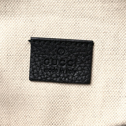 Gucci Grained Calfskin Logo Belt Bag Black 6 of 10