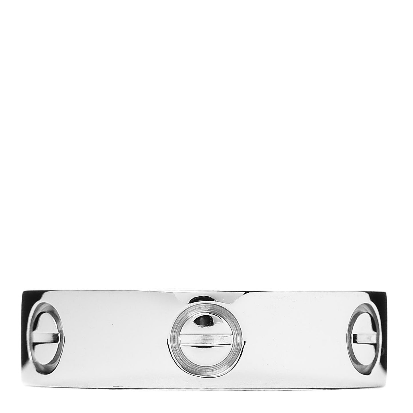 18K White Gold 5.5mm LOVE Ring 56 7.5