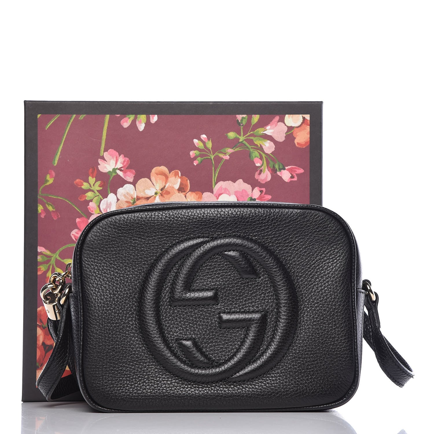 Gucci Pebbled Calfskin Small Soho Disco Bag Black 12 of 12