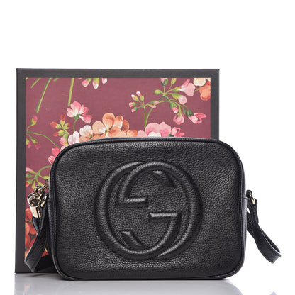 Gucci Pebbled Calfskin Small Soho Disco Bag Black 12 of 12
