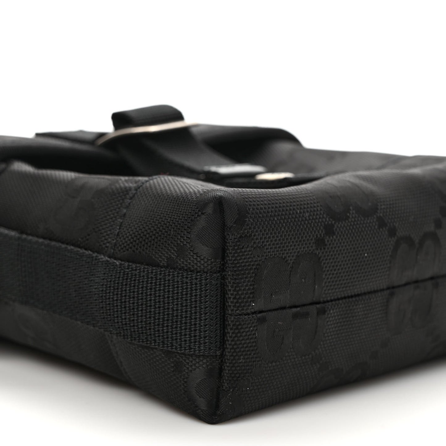 Econyl Nylon Monogram Off The Grid Messenger Bag Black
