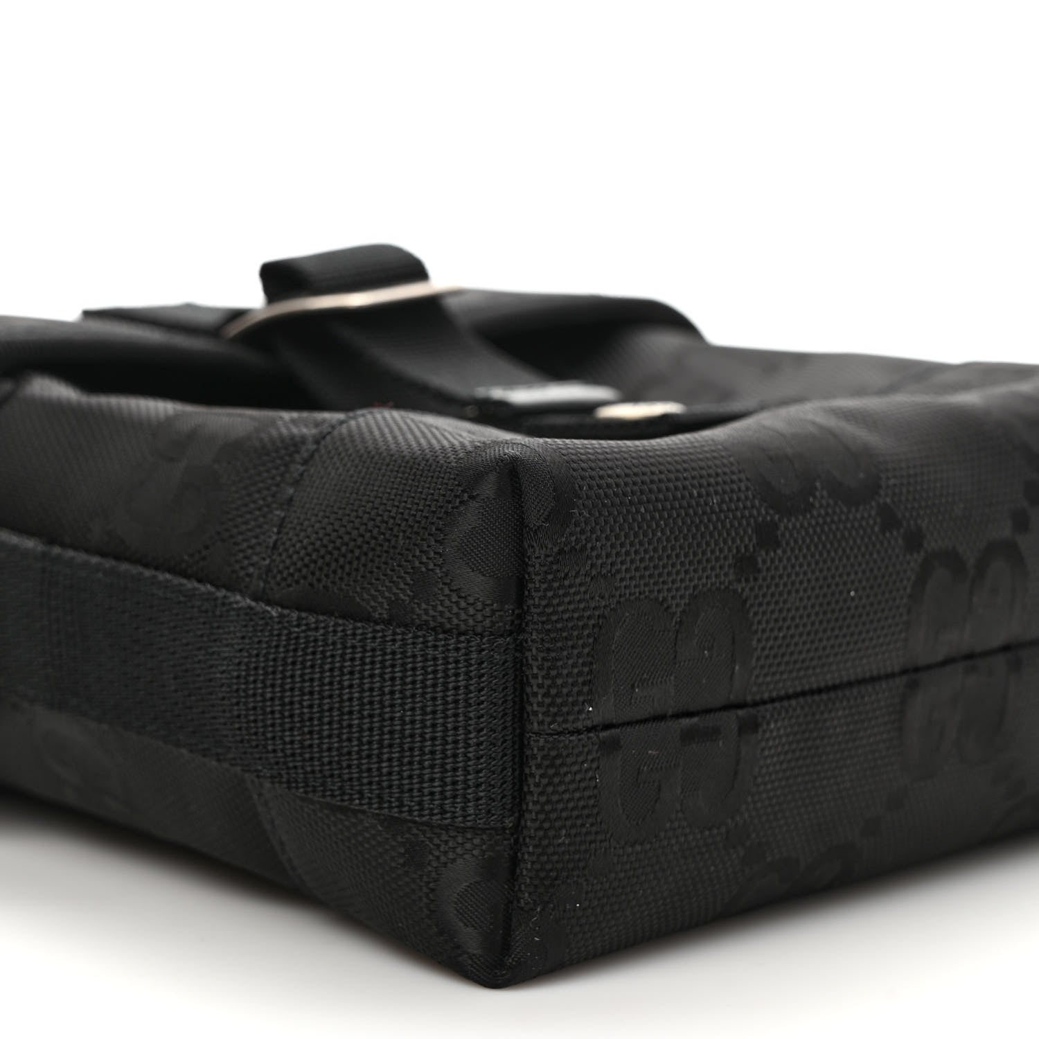 Gucci Econyl Nylon Monogram Off The Grid Messenger Bag Black 8 of 9