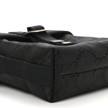 Gucci Econyl Nylon Monogram Off The Grid Messenger Bag Black 8 of 9