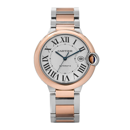 Cartier Stainless Steel 18K Pink Gold 42mm Ballon Bleu De Cartier Automatic Watch 1 of 5
