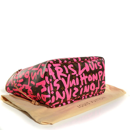 Louis Vuitton Monogram Graffiti Neverfull GM Fuchsia 4 of 7