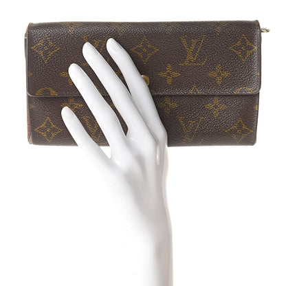 Louis Vuitton Monogram Sarah Wallet 2 of 14