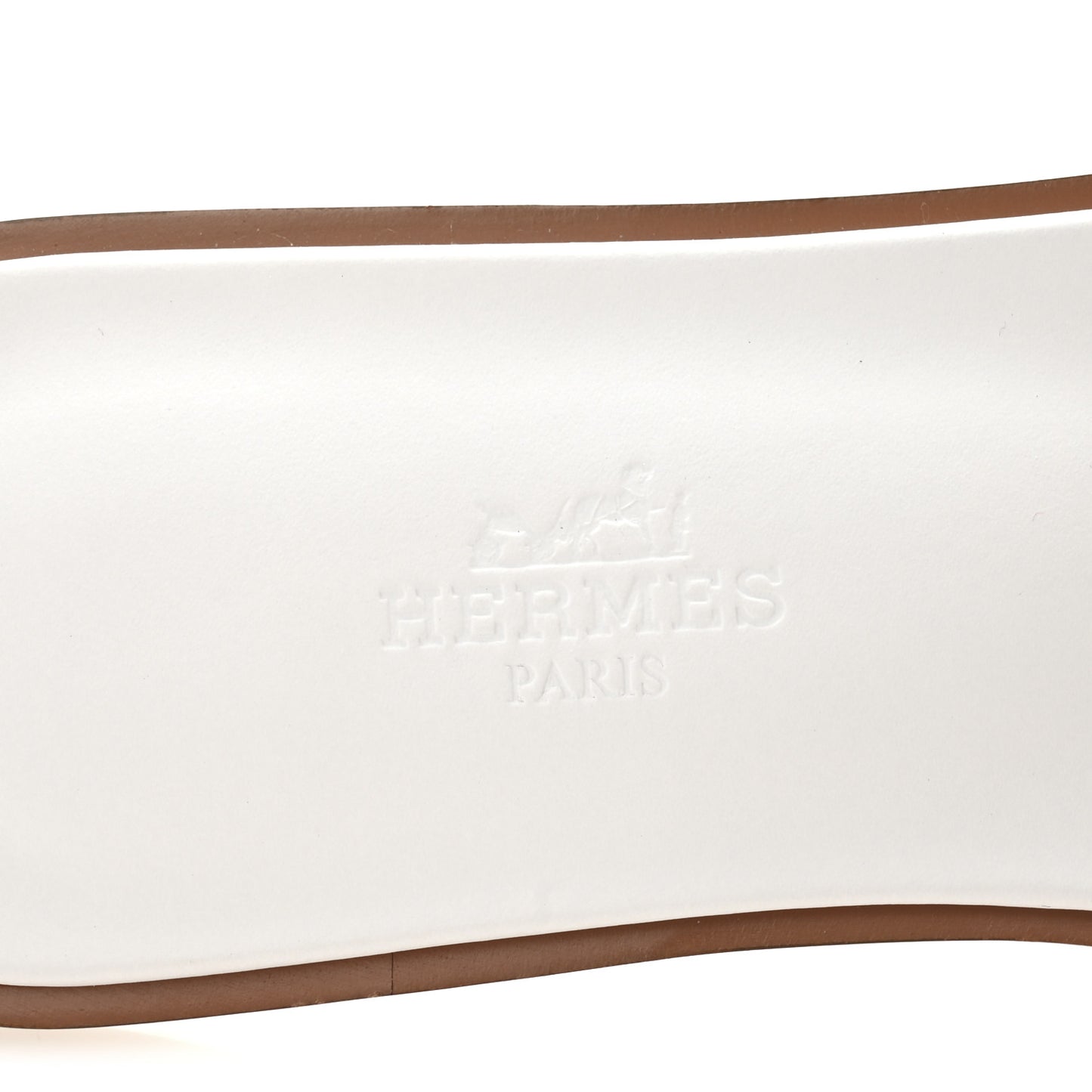 Box Calfskin Oran Sandals 36.5 White
