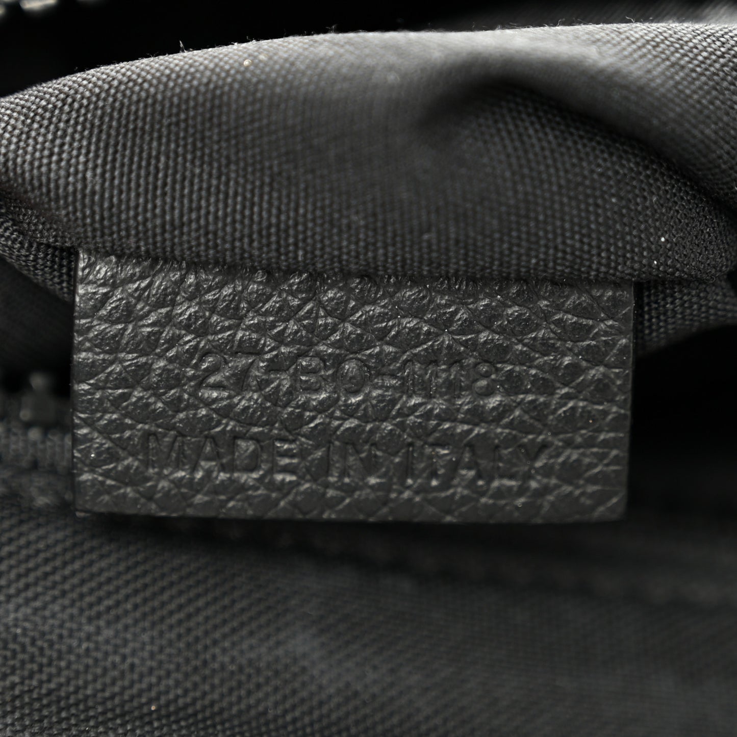 X KAWS Nylon Calfskin Bee Belt Bag Black