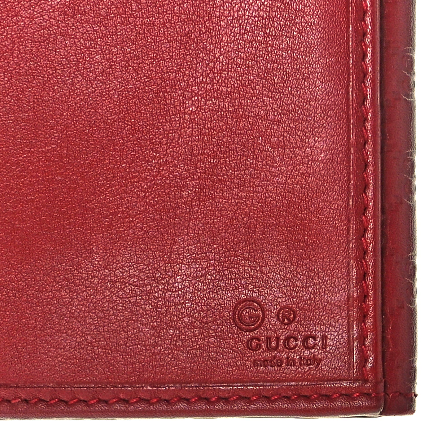Gucci Microguccissima Continental Flap Wallet Red 7 of 8