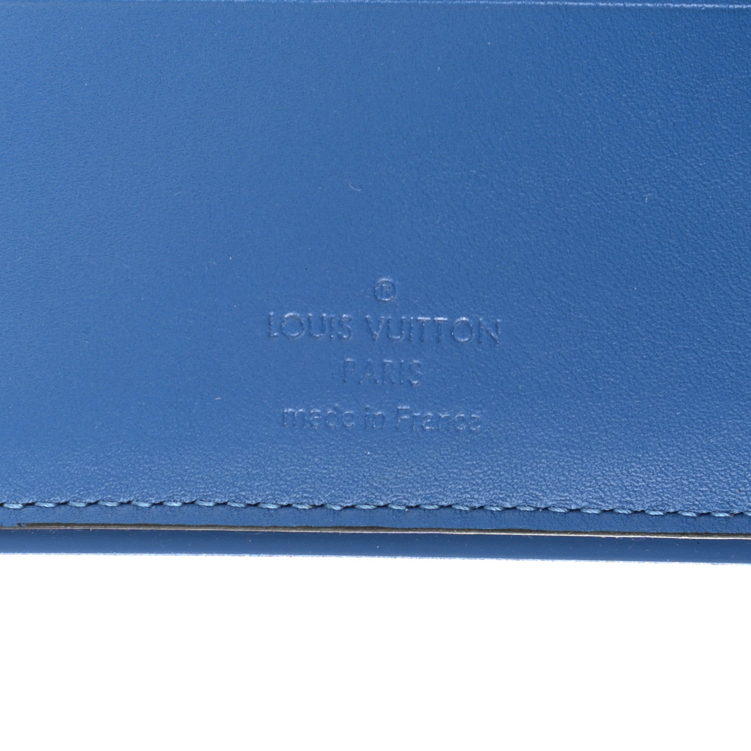 Louis Vuitton Damier Graphite Slender Wallet Blue 6 of 7