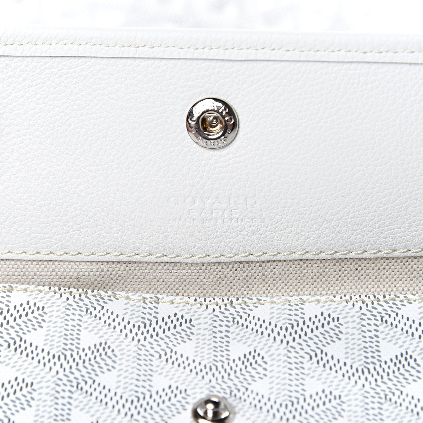 Goyardine Saint Louis PM White