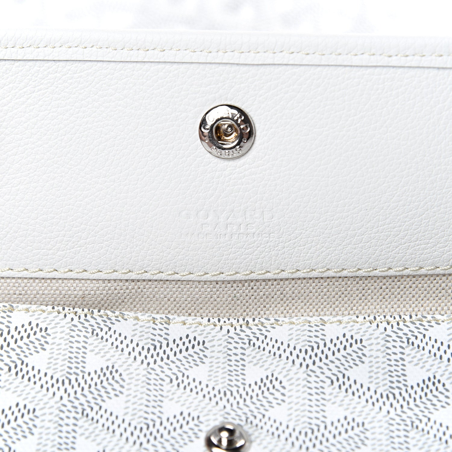Goyard Goyardine Saint Louis PM White 6 of 11