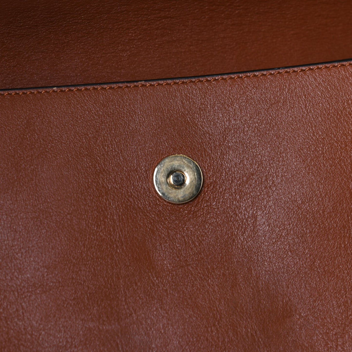 Suede Calfskin Small Faye Shoulder Bag Tobacco