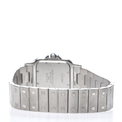 Cartier Stainless Steel 29mm Santos De Galbee Quartz Watch 4 of 6