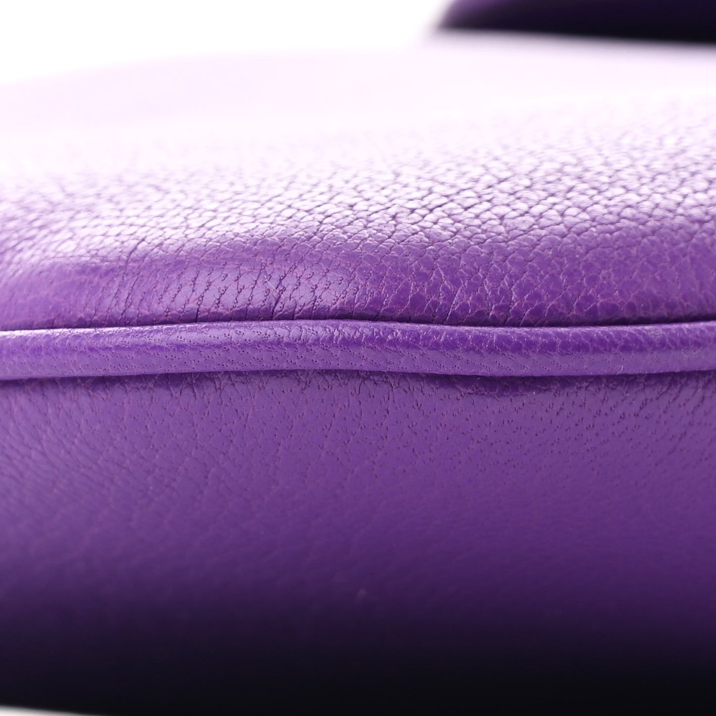 Goatskin Medium Aphrodite Shoulder Bag Shine Purple