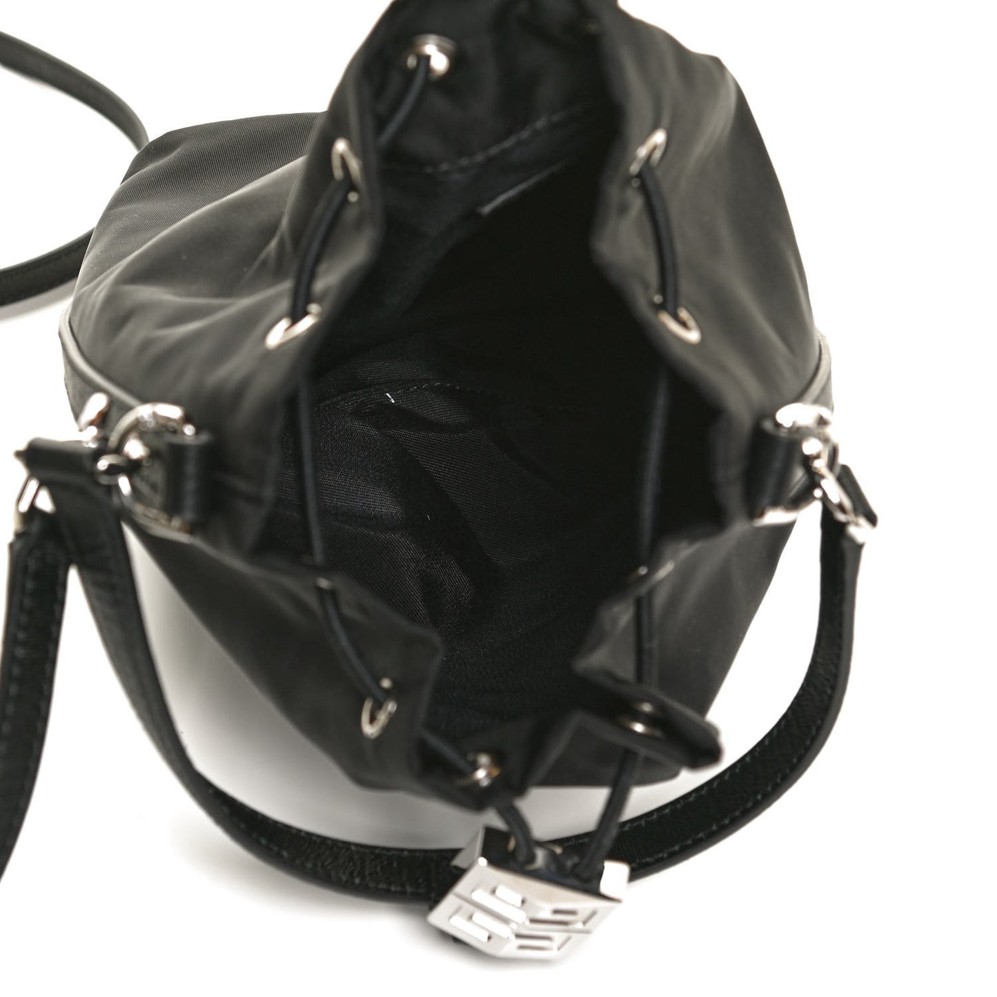 Nylon Light 4G Bucket Bag Black