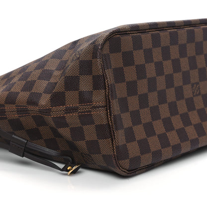 Louis Vuitton Damier Ebene Neo Neverfull MM Rose Ballerine 10 of 12