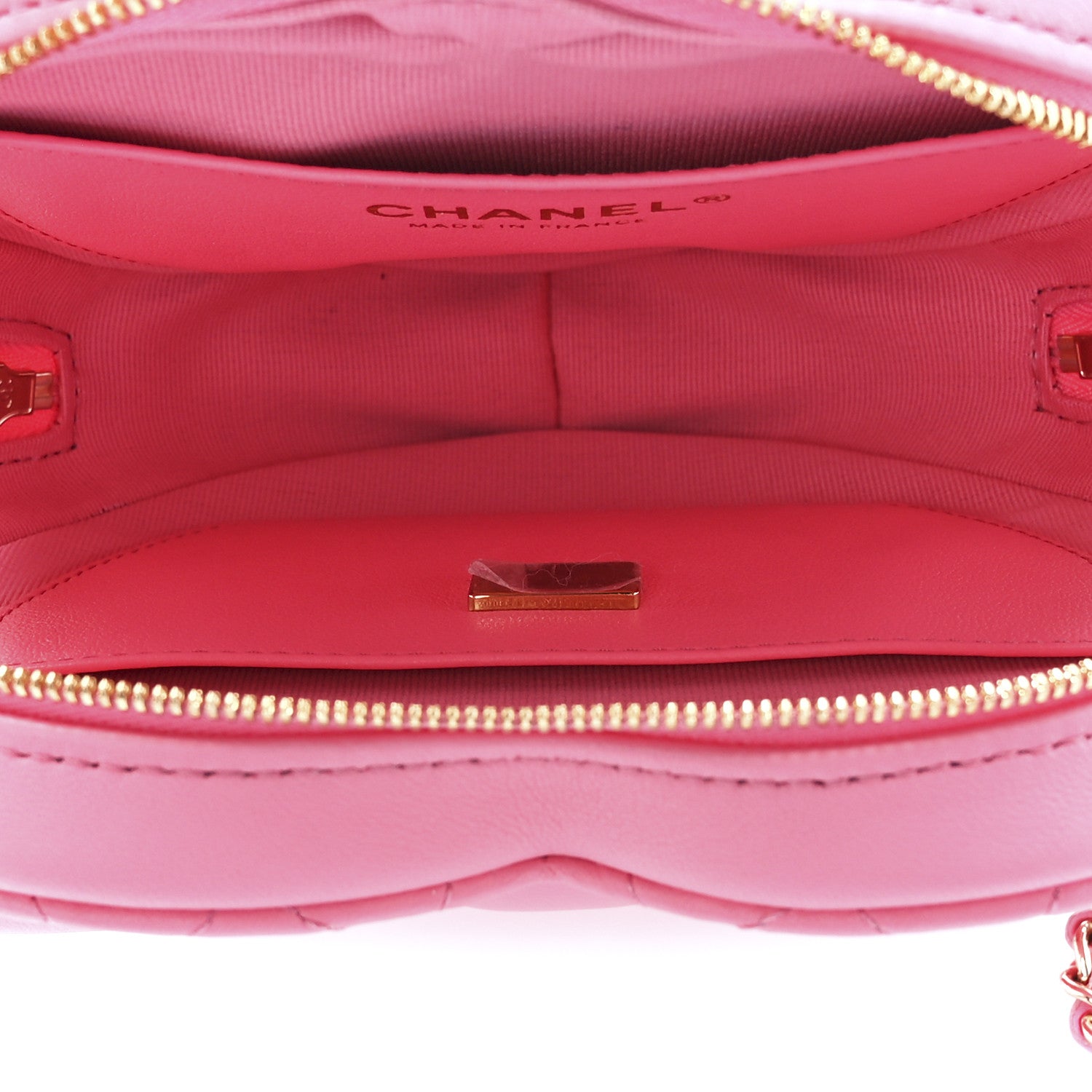 Chanel Lambskin Quilted CC In Love Heart Bag Pink 5 of 12