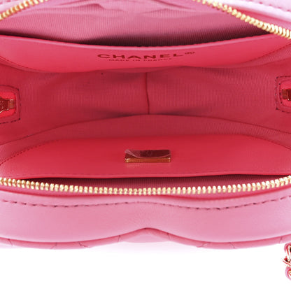 Chanel Lambskin Quilted CC In Love Heart Bag Pink 5 of 12