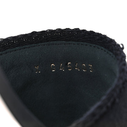 Chanel Jersey Knit CC Mules 40 Black 9 of 10