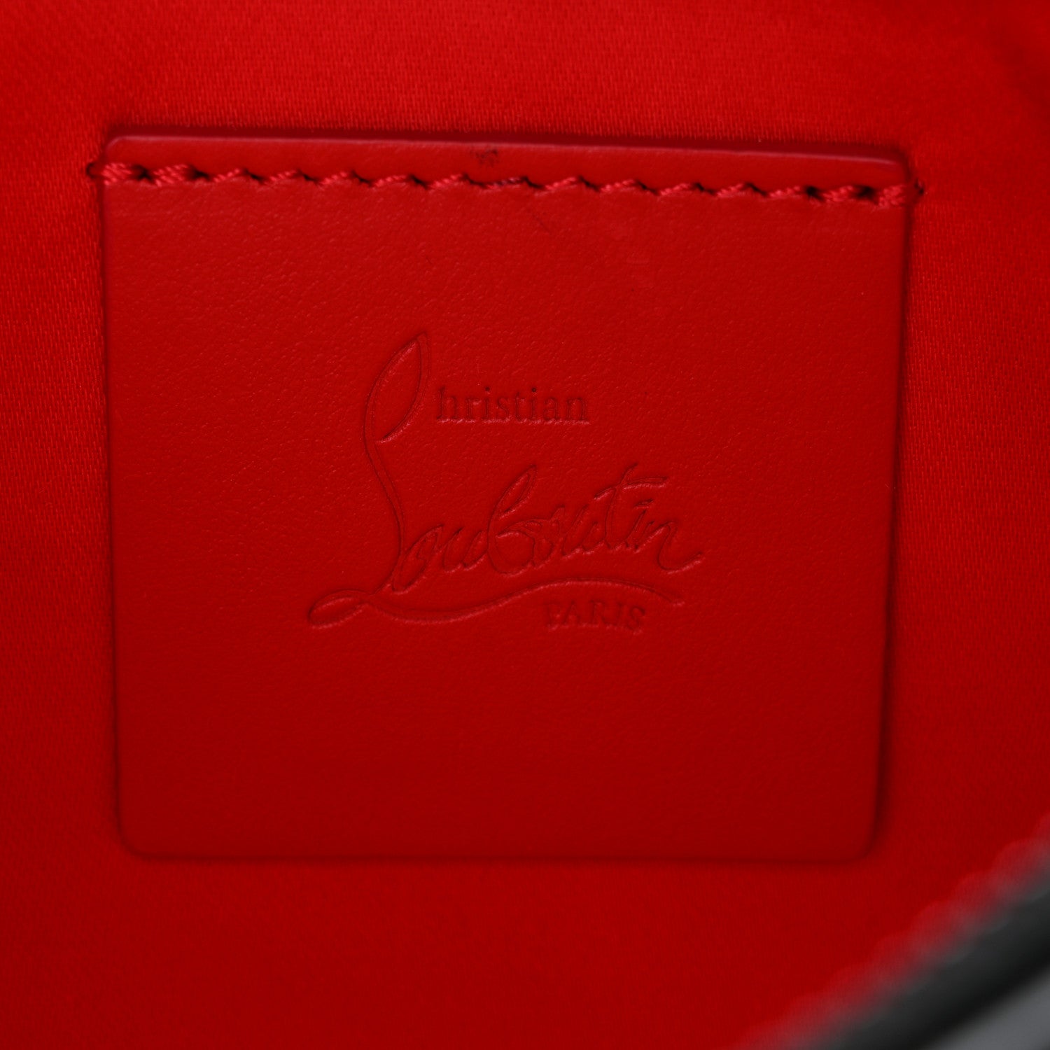 Christian Louboutin Calfskin Mini Loubila Chain Shoulder Bag Black 6 of 11