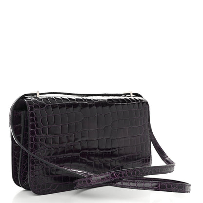 Hermes Shiny Niloticus Crocodile Constance Elan 25 Amethyste 3 of 10