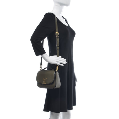 Louis Vuitton Grained Calfskin Vivienne NM Kaki 2 of 9