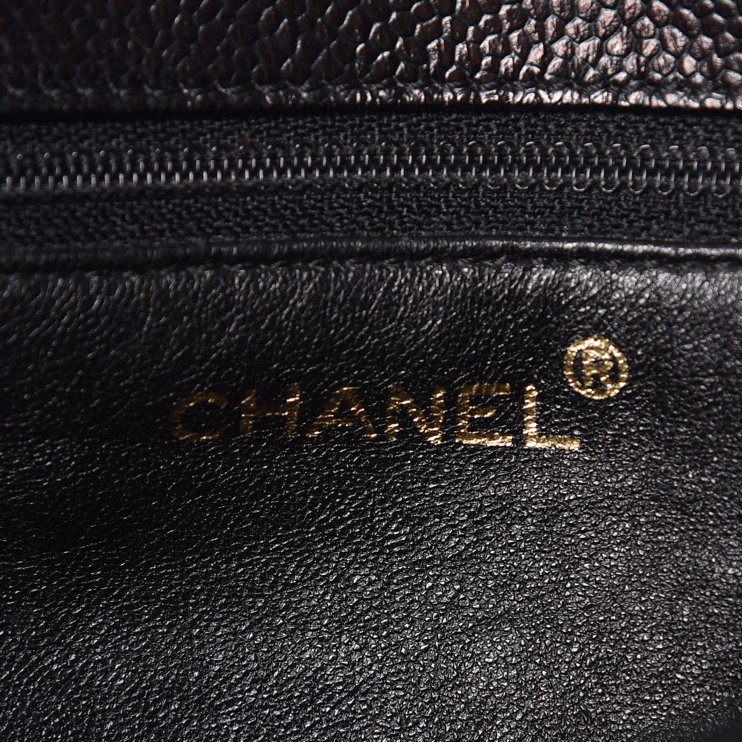 Caviar Quilted Medium Single Flap Black