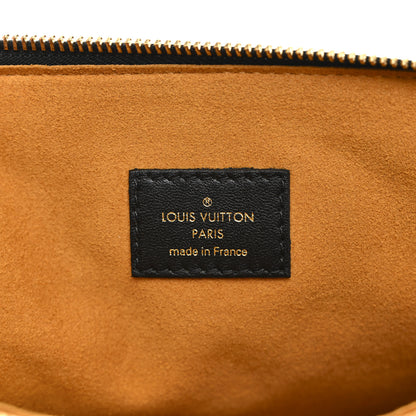 Louis Vuitton Lambskin Embossed Monogram Coussin MM Black 8 of 13
