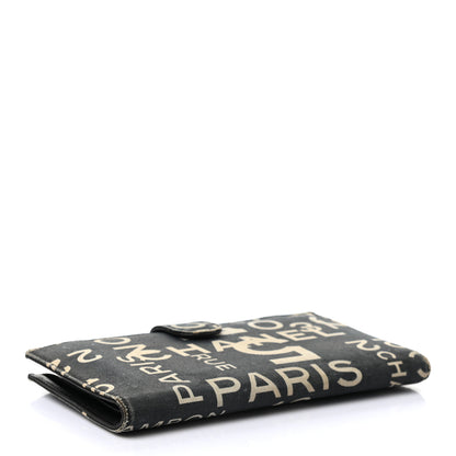 Chanel Canvas 31 Rue Cambon French Wallet Black 4 of 16