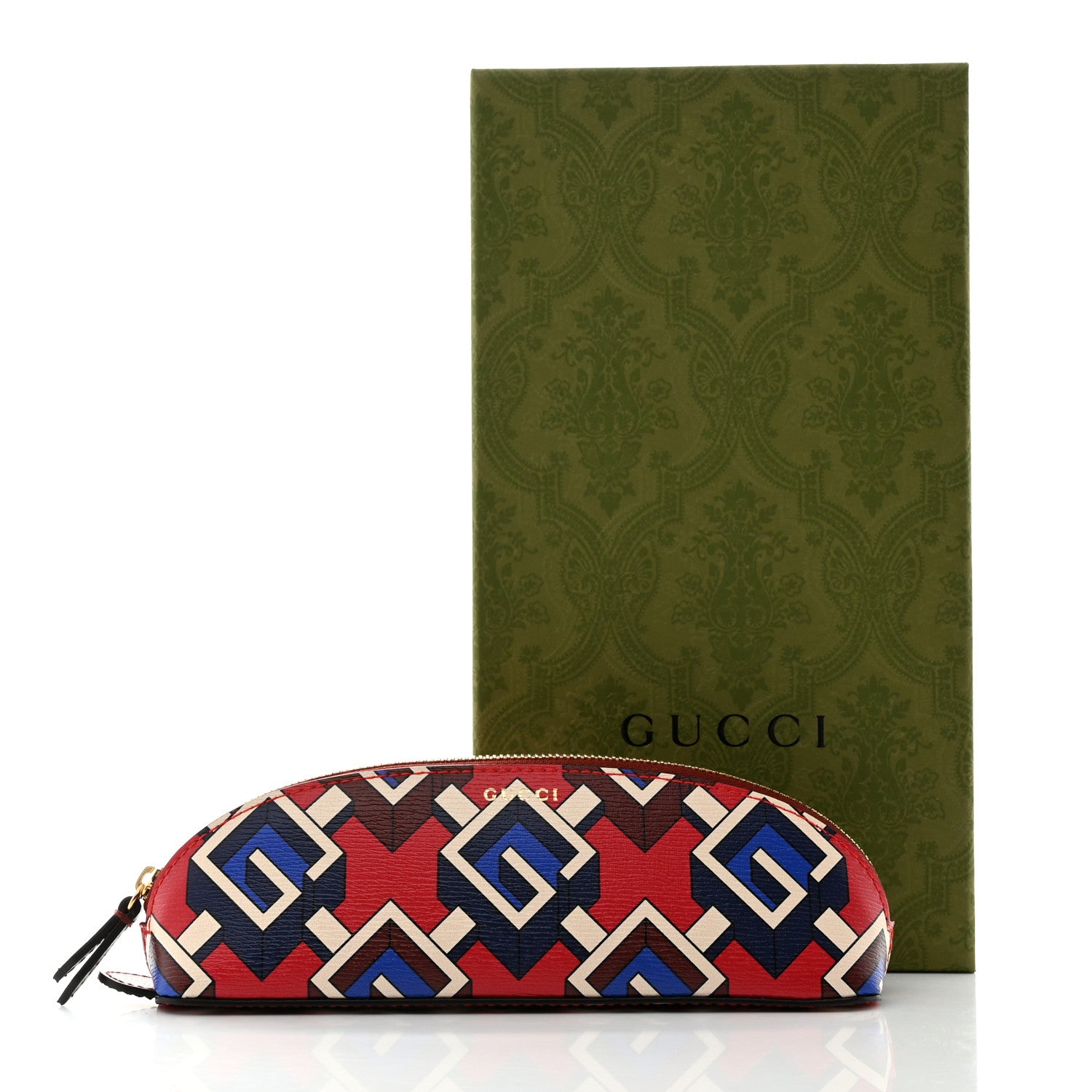 Gucci Shangai Calfskin Geometric G Pencil Case Multicolor 8 of 8