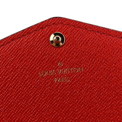 Louis Vuitton Monogram Sarah Wallet NM Coquelicot 7 of 10