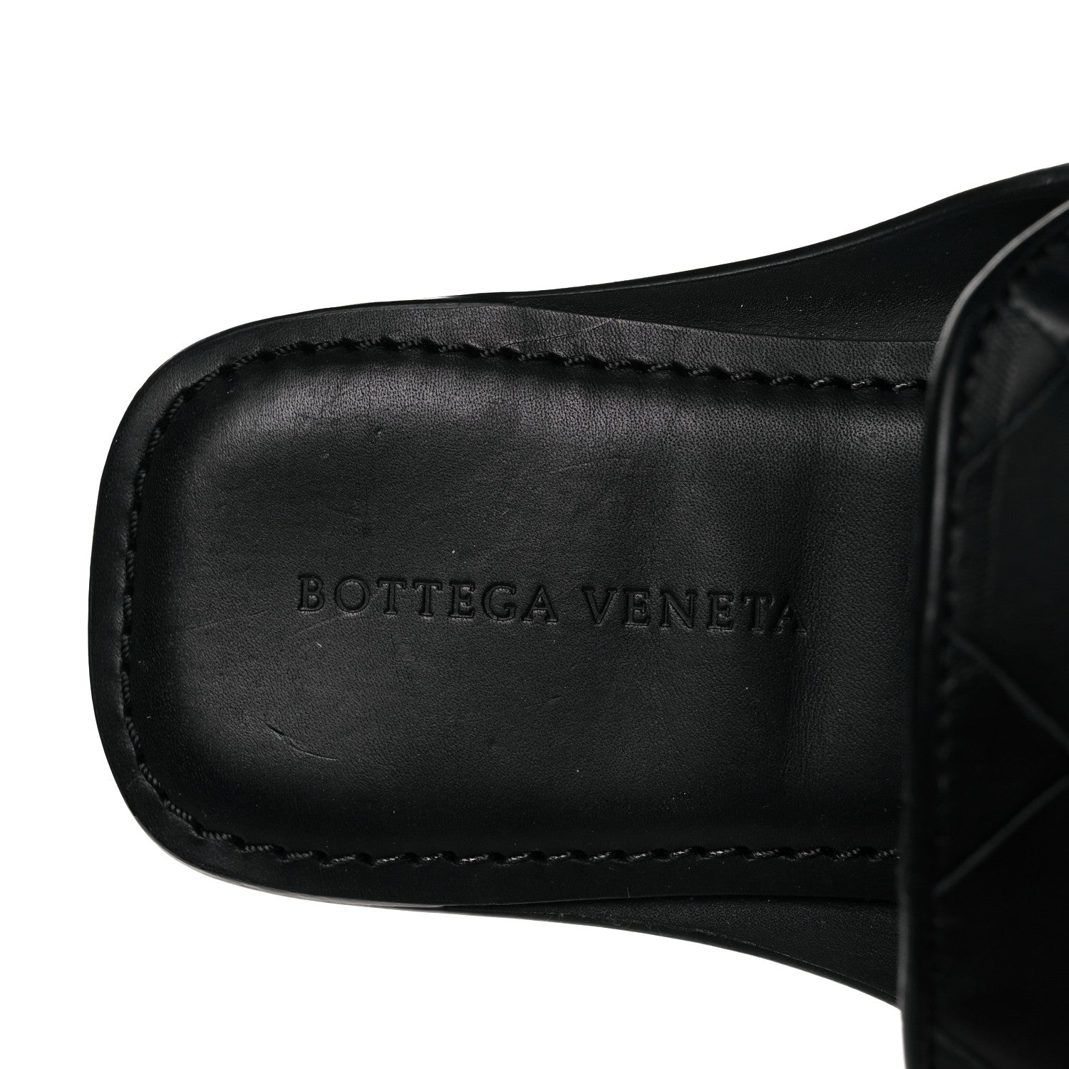 Bottega Veneta Nappa Maxi Intrecciato Flat Mules 38.5 Black 7 of 7