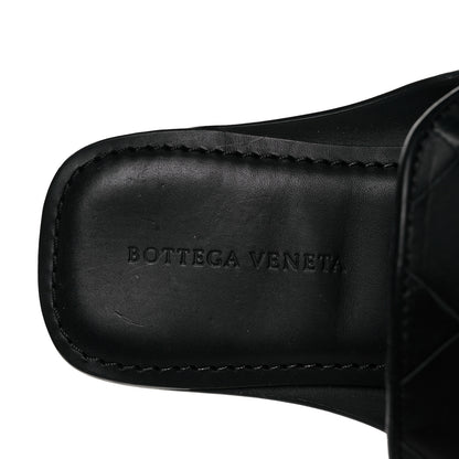 Bottega Veneta Nappa Maxi Intrecciato Flat Mules 38.5 Black 7 of 7