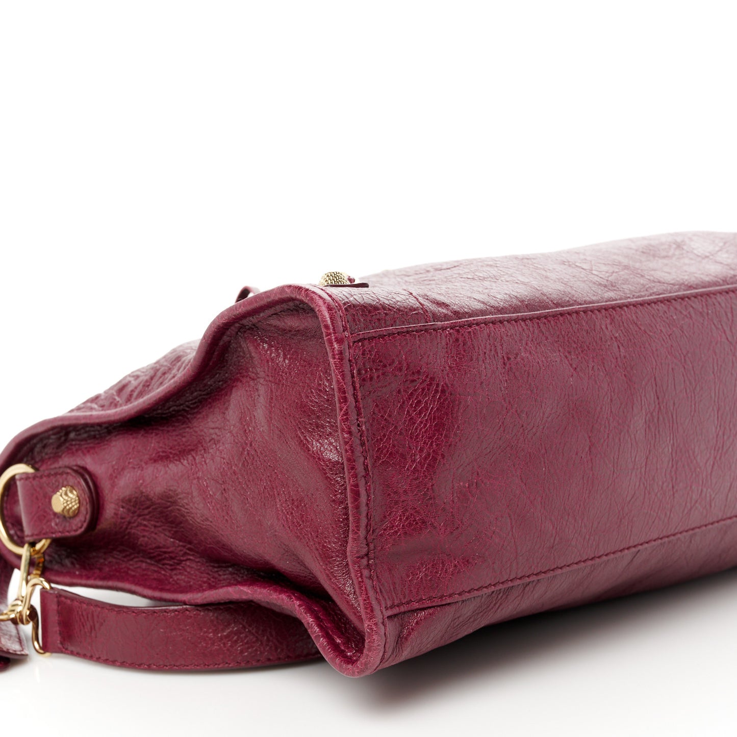 Agneau Giant 12 Gold Hardware City Violet Prune