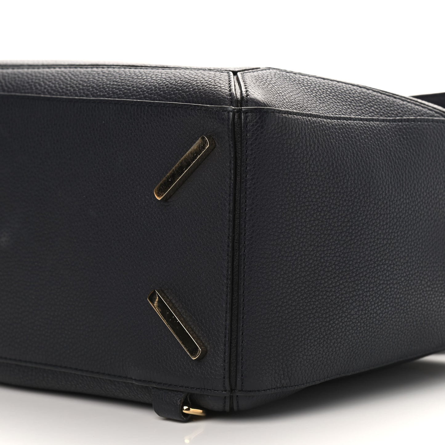 Calfskin Medium Puzzle Bag Midnight Blue Black
