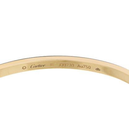 Cartier 18K Yellow Gold Small LOVE Bracelet 18 5 of 7