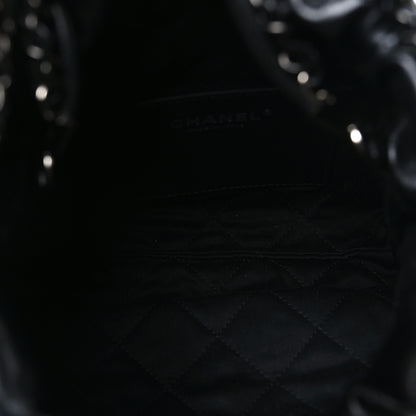 Chanel Shiny Calfskin Quilted Mini Chanel 22 So Black 5 of 10