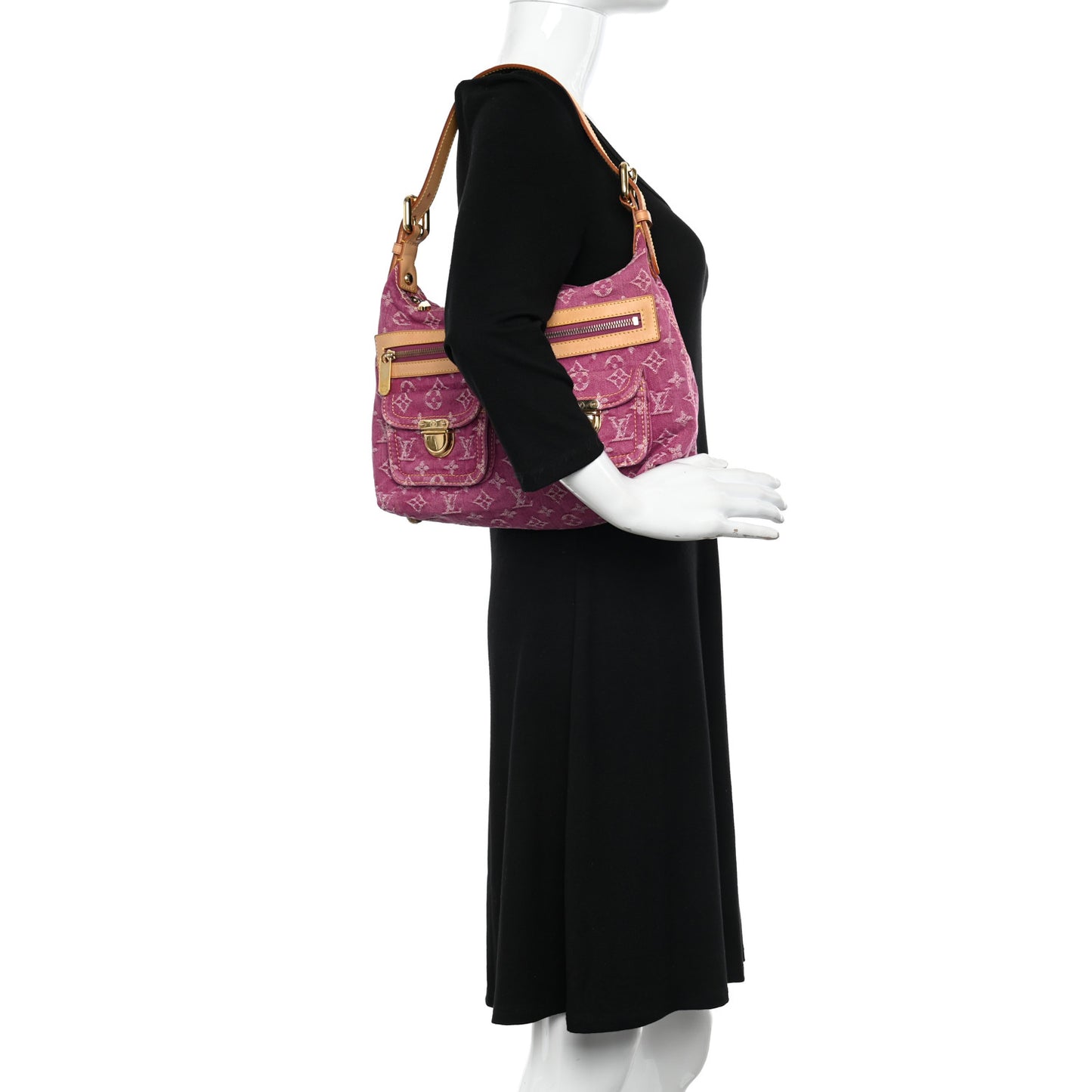 Denim Baggy PM Fuchsia