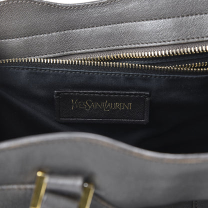 Saint Laurent Sheepskin Small Cabas ChYc Grey 7 of 17