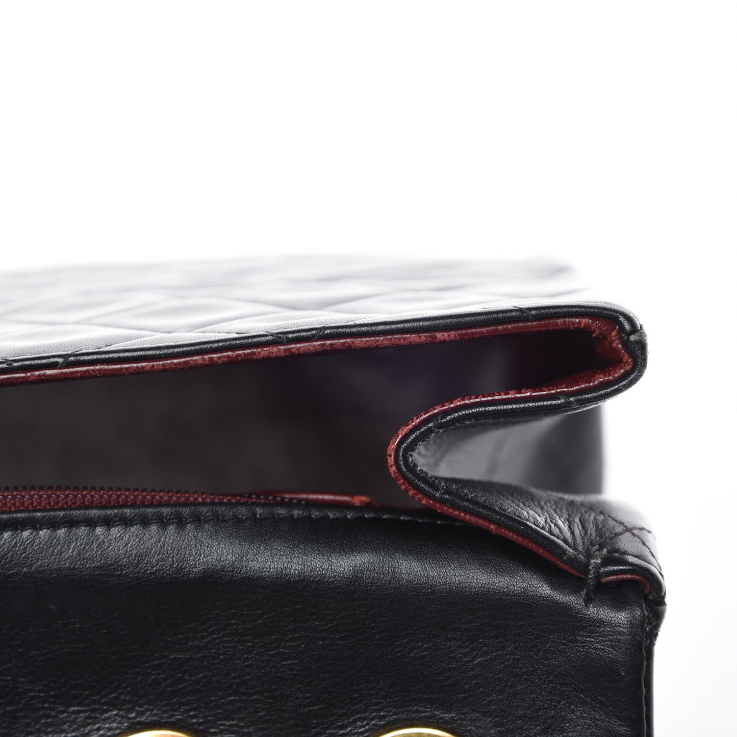 Lambskin Quilted XL Jumbo Single Flap Black
