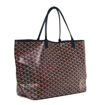 Goyard Goyardine Saint Louis Claire Voie GM Black Red 2 of 9