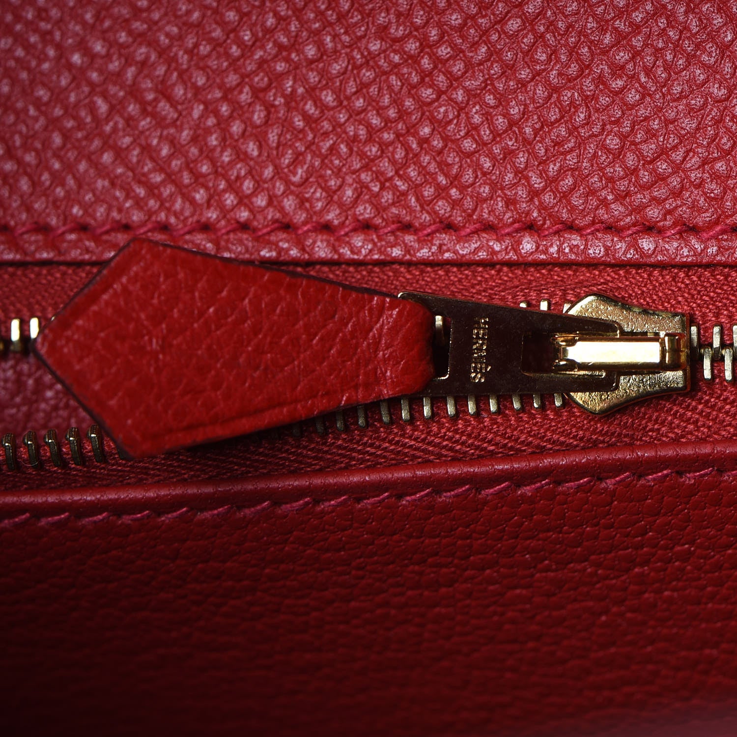 Hermes Epsom Kelly Sellier 32 Rouge Casaque 18 of 39