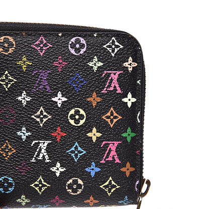 Louis Vuitton Monogram Multicolor Zippy Wallet Black Grenade 10 of 14
