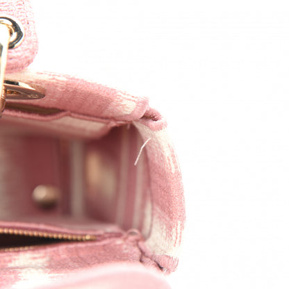 Christian Dior Canvas Medium D-Stripes Lady D-Lite Pink 12 of 13