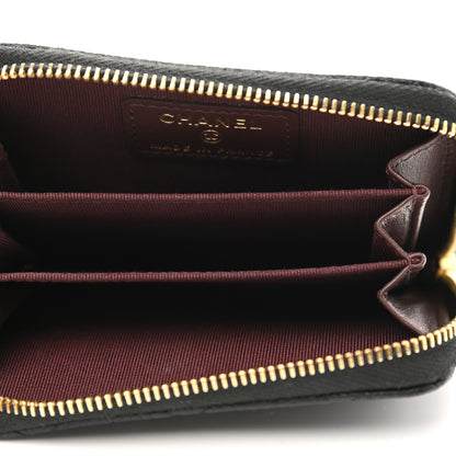 Chanel Caviar Quilted Classic Zipped Coin Purse Black 7 of 10