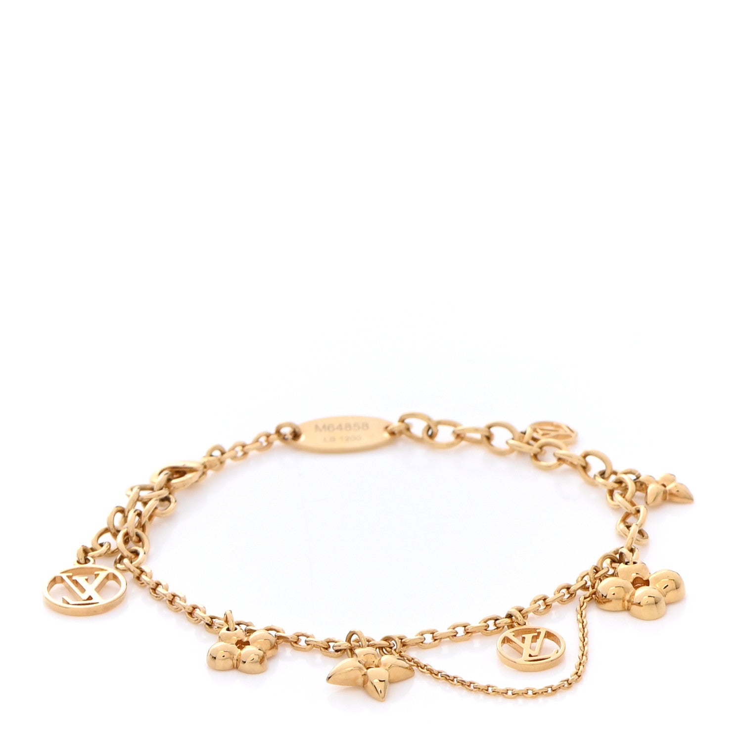 Louis Vuitton Metal Monogram Blooming Supple Bracelet 1 of 6