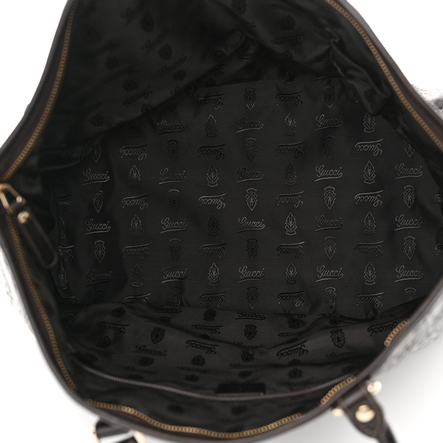 Gucci Guccissima Medium Joy Tote Bag Dark Brown 5 of 12